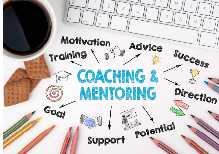 Coaching & Mentoring infographic