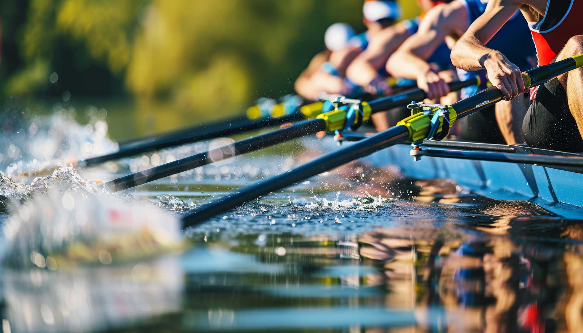 focused-rowers-preparing-intensely-at-shoreline-for-the-imminent-start-of-the-race